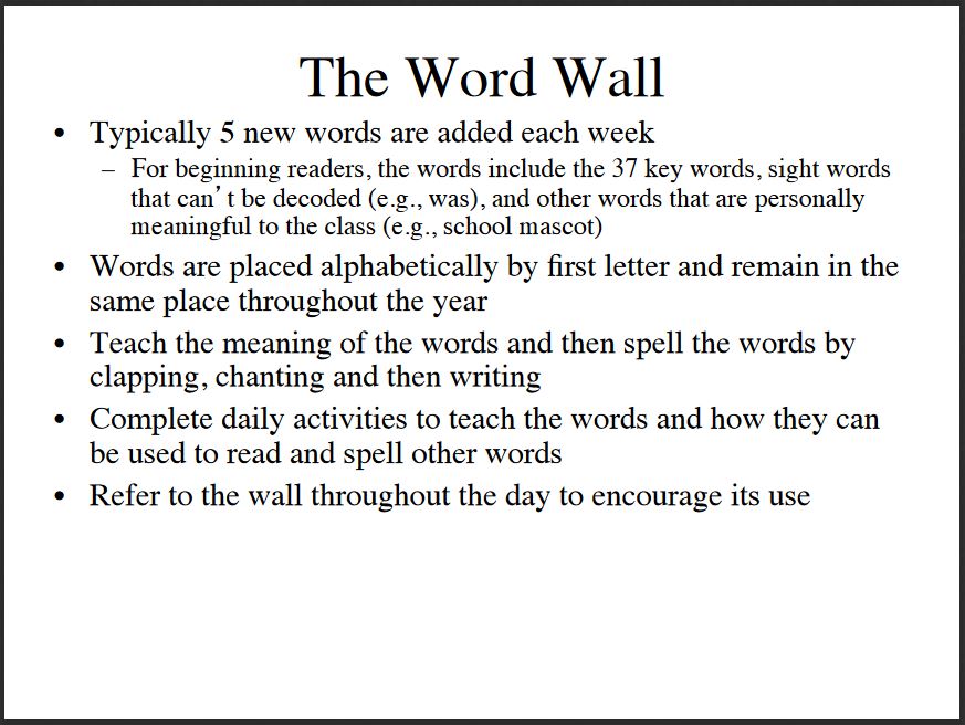 S Blend Words - Word Wall